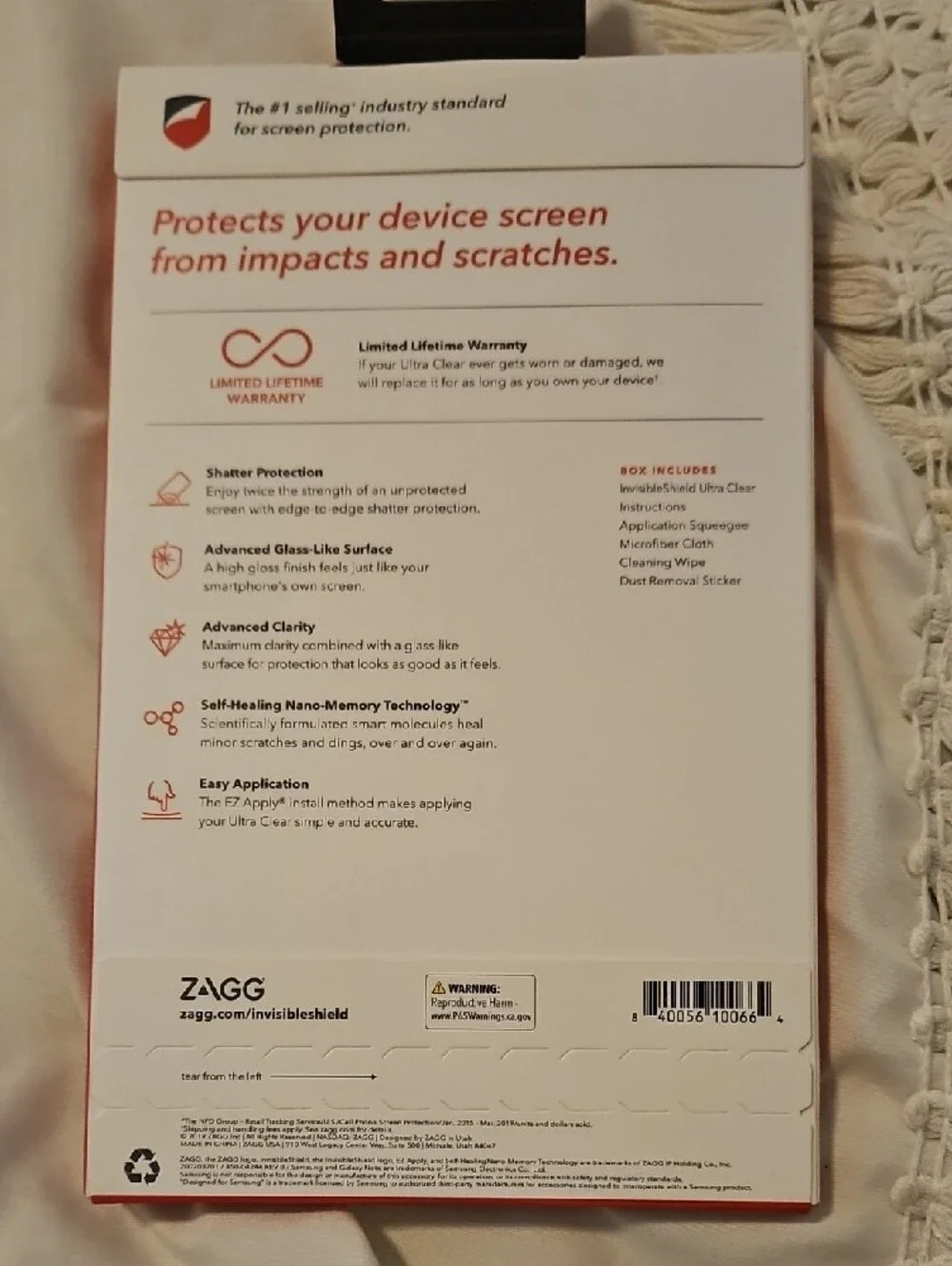 ZAGG invisibleshield ultra
